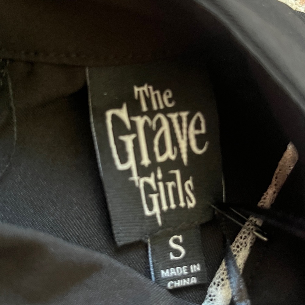 NWT The Grave Girls “Escape the Attic” mini dress, long sleeve by Dolls Kill - Picture 12 of 15